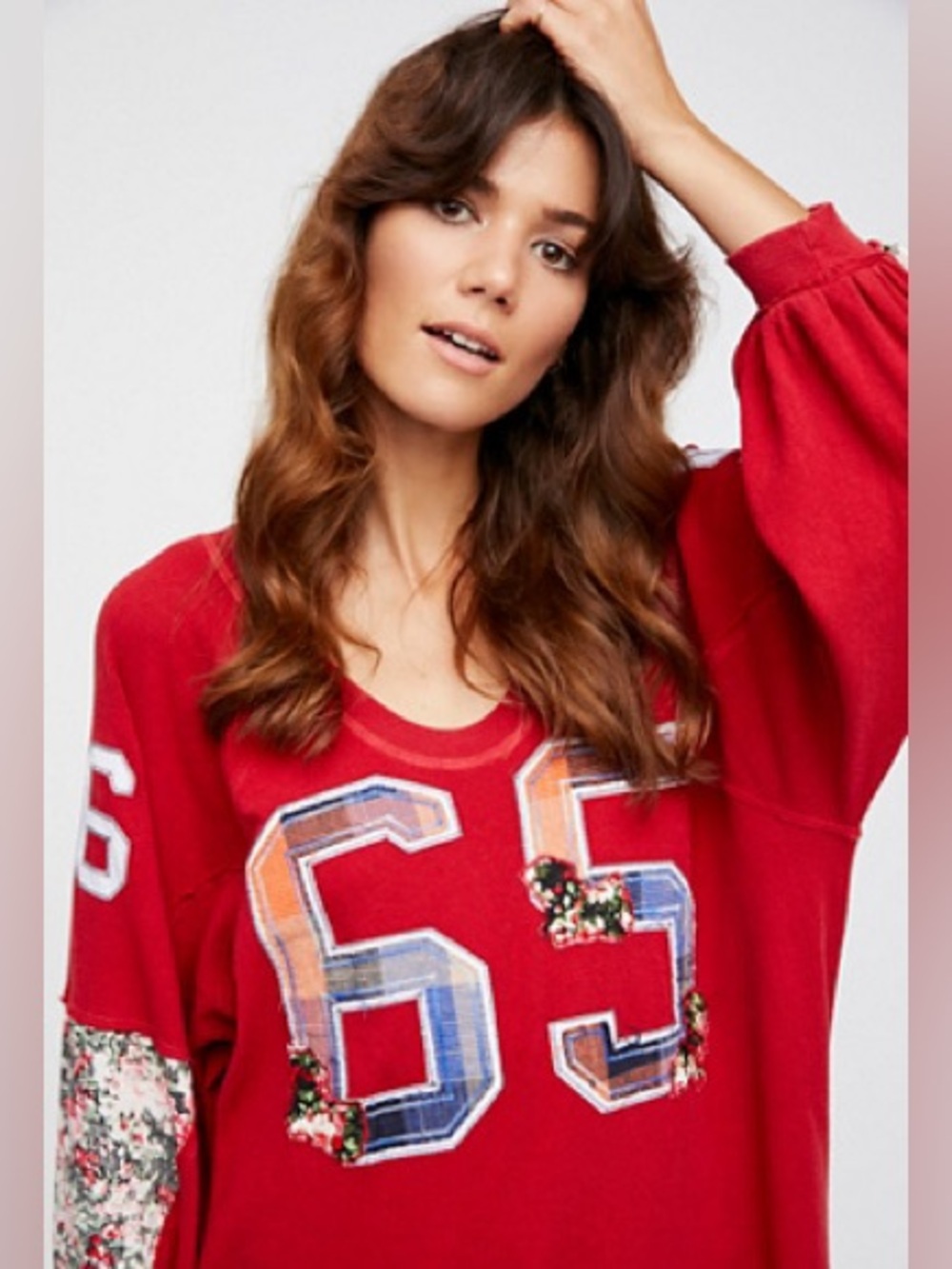 Free People We the Free Floral Bomb Tee